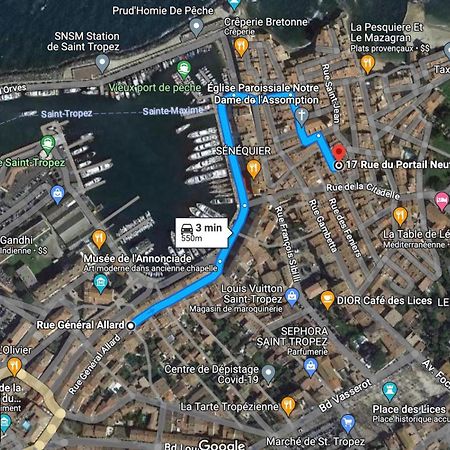 Apartament Le Caillou A La Ponche St Tropez Saint-Tropez Zewnętrze zdjęcie